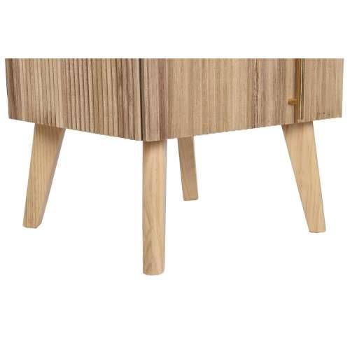 Noćni ormarić DKD Home Decor zlatan Svijetlo smeđi Paulovnija Drvo MDF 43 x 40 x 70 cm Cijena