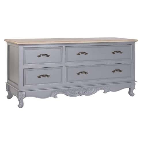 Namještaj za TV kabinet DKD Home Decor Siva Prirodno 120 x 40 x 56.5 cm 120 x 40 x 56,5 cm Cijena