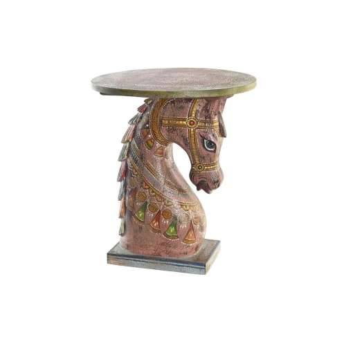 Pomoćni stolić DKD Home Decor 39 x 39 x 47 cm Crvena Pisana Drvo Manga Cijena
