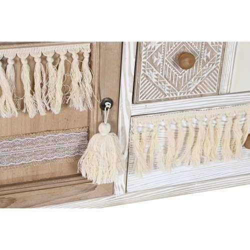 Ormarić za hodnik DKD Home Decor Jela Pamuk Bijela (120 x 35 x 80 cm) Cijena
