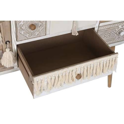 Ormarić za hodnik DKD Home Decor Jela Pamuk Bijela (120 x 35 x 80 cm) Cijena