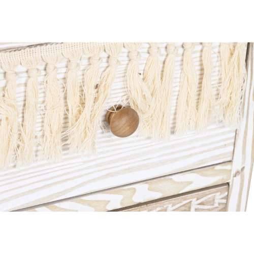 Komoda DKD Home Decor Jela Prirodno Pamuk Bijela (80 x 35 x 80 cm) Cijena