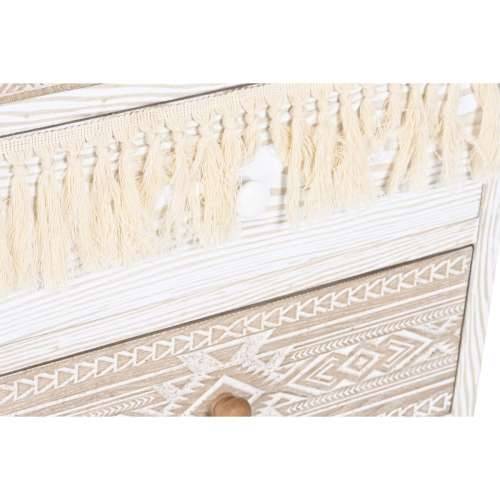Ormarić s ladicama DKD Home Decor Jela Prirodno Pamuk Bijela (48 x 35 x 89 cm) Cijena
