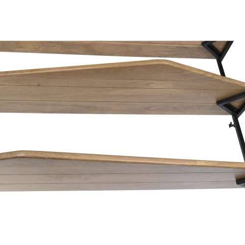 Polica DKD Home Decor Crna Prirodno Metal Drvo Manga 150 x 40 x 181 cm Cijena