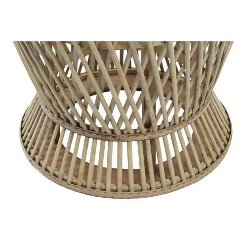 Pomoćni stolić DKD Home Decor Svijetlo smeđi Bambus 60 x 60 x 52 cm Cijena