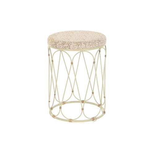 Pomoćni stolić DKD Home Decor Prirodno Metal Krema Ratan (35 x 35 x 49 cm) Cijena