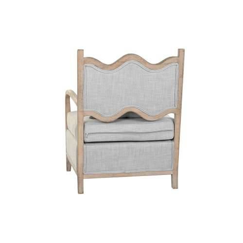 Fotelja DKD Home Decor 66 x 70 x 88 cm 70 x 73 x 88 cm Jela Svijetlo smeđi Svjetlo siva Cijena