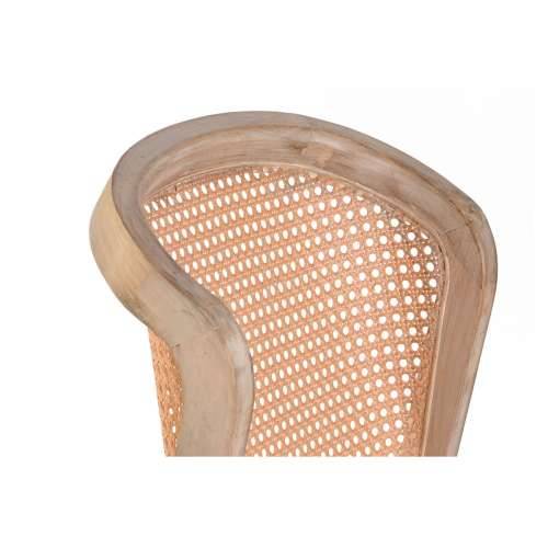 Blagavaonska stolica DKD Home Decor Bež Poliester 46 x 61 x 86 cm Cijena