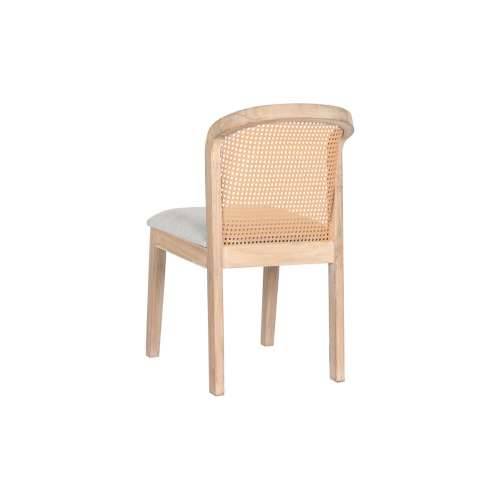 Blagavaonska stolica DKD Home Decor Jela Poliester Svjetlo siva (46 x 61 x 86 cm) Cijena