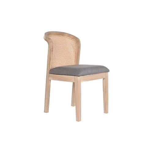 Blagavaonska stolica DKD Home Decor Jela Poliester Tamno sivo (46 x 61 x 86 cm) Cijena