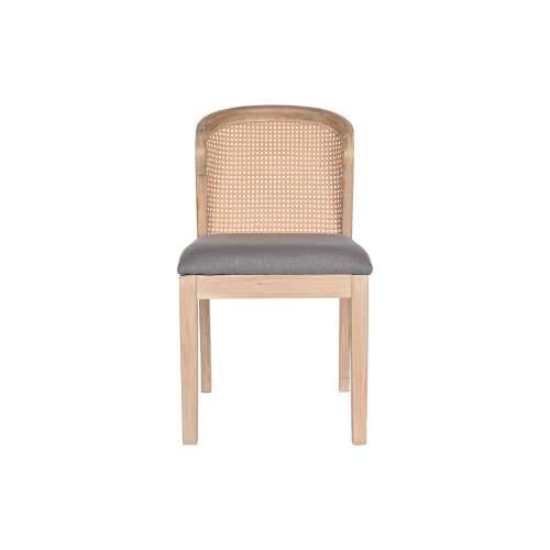 Blagavaonska stolica DKD Home Decor Jela Poliester Tamno sivo (46 x 61 x 86 cm) Cijena
