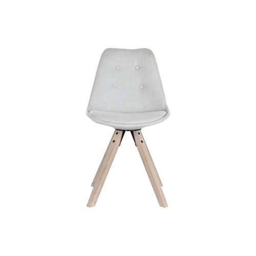 Blagavaonska stolica DKD Home Decor Poliester Svjetlo siva Ozols (48 x 44 x 84 cm) Cijena
