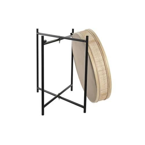 Tegla za biljke DKD Home Decor Prirodno Crna Metal Ratan Skandinavski (43 x 43 x 46 cm) Cijena