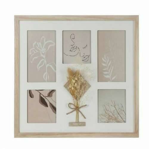 Okvir za sliku DKD Home Decor 39 x 1,2 x 33 cm Kristal Prirodno Shabby Chic Cijena
