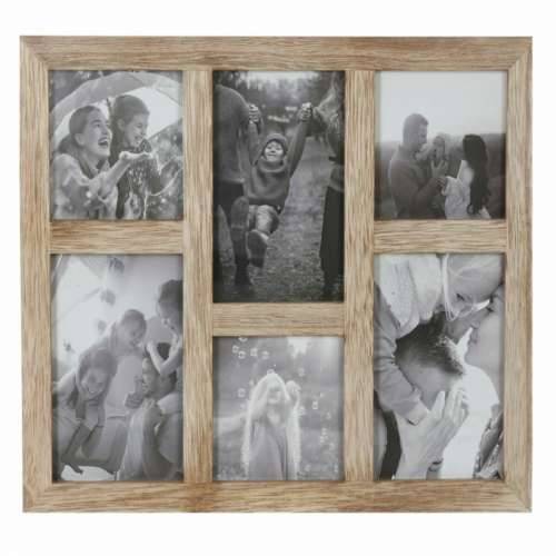 Okvir za sliku DKD Home Decor 35 x 1,2 x 29 cm Kristal Prirodno planina Drvo MDF Cijena