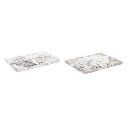Stolnjak i salvete DKD Home Decor 9 Dijelovi 2 kom. 150 x 250 x 0,5 cm Bež Roza Bijela Zelena Svijetlo smeđi Cijena