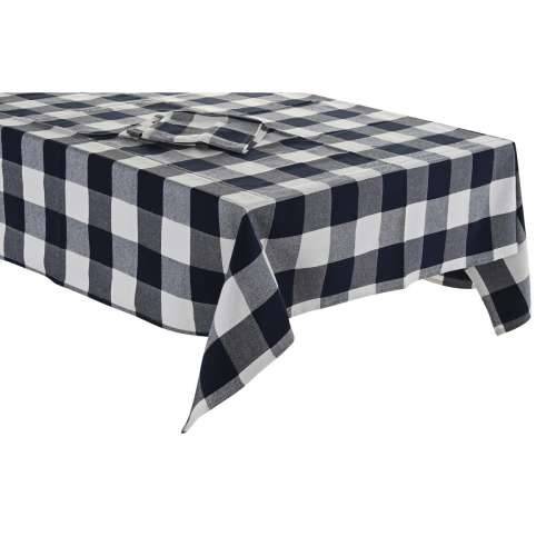 Stolnjak i salvete DKD Home Decor 150 x 150 x 0,5 cm Plava Bijela Cijena