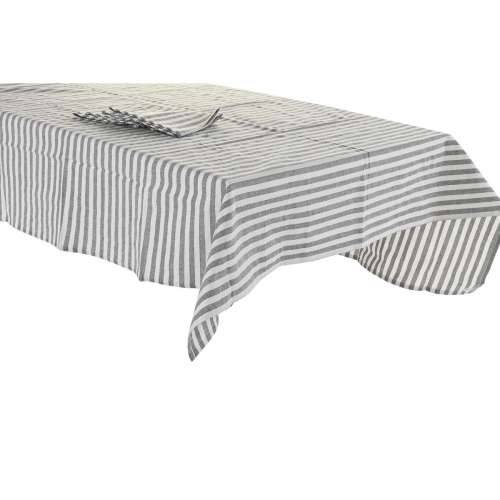 Stolnjak i salvete DKD Home Decor 150 x 150 x 0,5 cm Siva Bijela Zelena Cijena