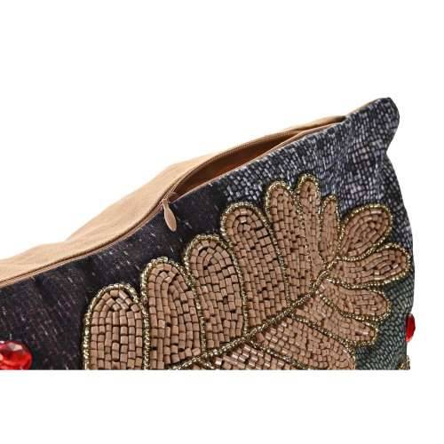 Jastučnica DKD Home Decor 60 x 1 x 40 cm Listovi Pisana Cijena