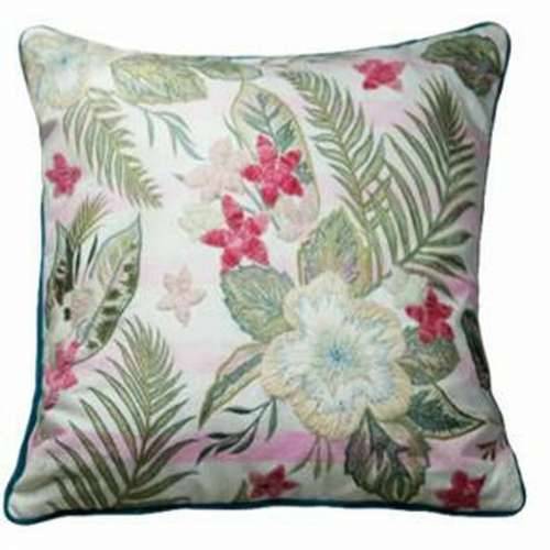 Jastučnica DKD Home Decor 60 x 1 x 40 cm Roza Zelena Tropsko Cijena