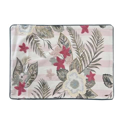 Jastučnica DKD Home Decor 60 x 1 x 40 cm Roza Zelena Tropsko Cijena