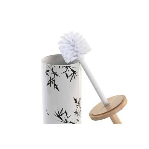 WC Četka DKD Home Decor 10 x 10 x 38,5 cm Crna Metal Bijela Gres Keramika Cijena