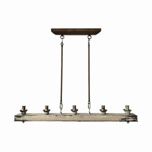 Stropna svjetiljka DKD Home Decor Jela Metal Vintage (111,5 x 12 x 88 cm) Cijena