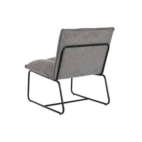 Fotelja DKD Home Decor Crna Siva Metal 66 x 71 x 77 cm Cijena