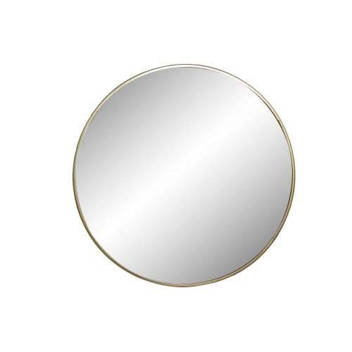 Zidno ogledalo DKD Home Decor zlatan Metal 75 x 3 x 75 cm Cijena
