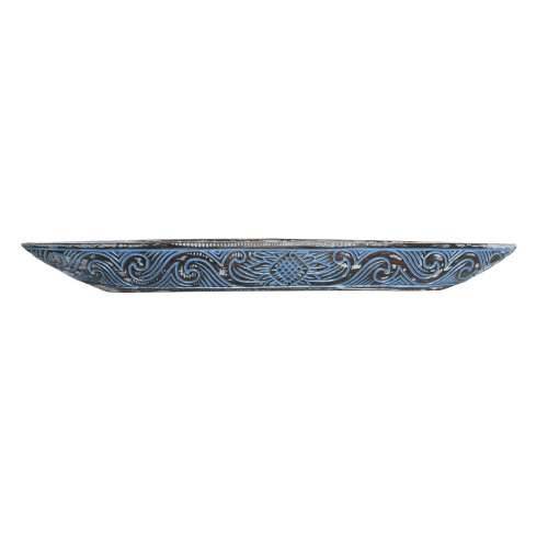 Stolni ukras DKD Home Decor 80 x 18,5 x 7 cm Plava Bijela Mornarsko plava Mediteran (3 Dijelovi) Cijena