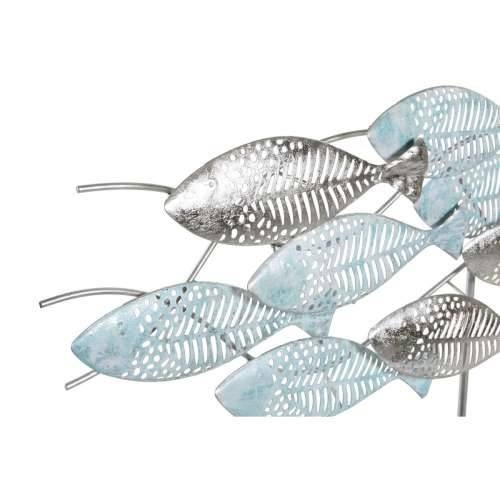 Ukrasna figura DKD Home Decor 65,4 x 9 x 39,5 cm Srebrna Plava zlatan Spirale Mediteran (2 kom.) Cijena