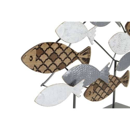 Ukrasna figura DKD Home Decor 65,4 x 9,5 x 43 cm Crna Plava Smeđa Spirale (2 kom.) Cijena