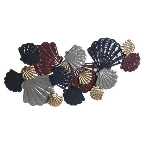 Zidni Ukras DKD Home Decor Metal Pisana Školjke (119 x 9 x 60 cm) Cijena