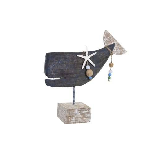 Ukrasna figura DKD Home Decor Plava Smola Drvo Manga (37 x 11 x 39 cm) Cijena