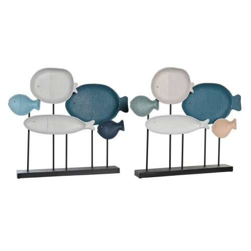 Ukrasna figura DKD Home Decor 60 x 8 x 52 cm Pisana Spirale Mediteran (2 kom.) Cijena