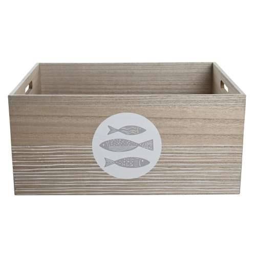 Cutie Decorativă DKD Home Decor Prirodno Drvo MDF Spirale Mediteran 50 x 40 x 22,5 cm Cijena