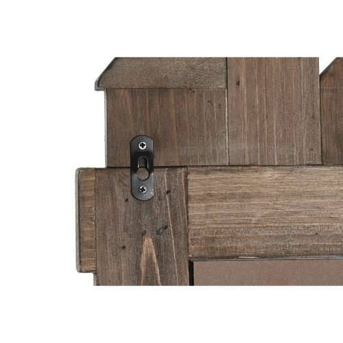 Zidno ogledalo DKD Home Decor Smeđa Premaz u shabby stilu 40 x 9 x 68 cm Cijena