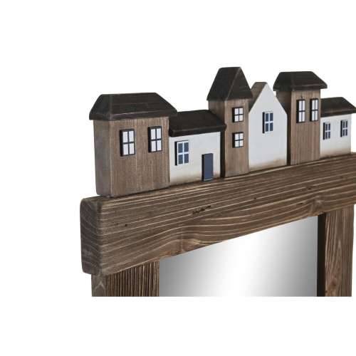 Zidno ogledalo DKD Home Decor Smeđa Premaz u shabby stilu 40 x 9 x 68 cm Cijena