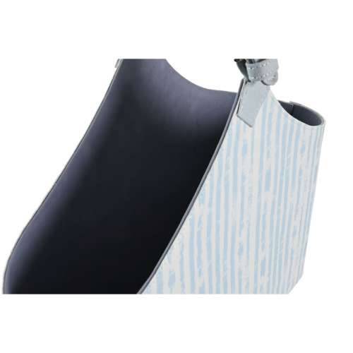 Stalak za časopise DKD Home Decor 49 x 17 x 45 cm Plava Bijela Mediteran Cijena