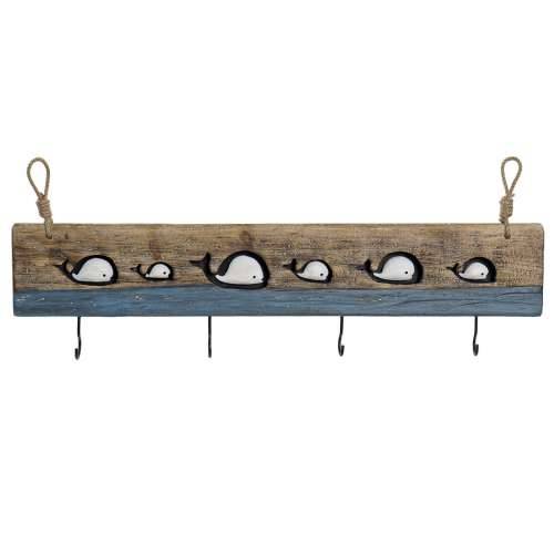 Zidna vješalica DKD Home Decor Premaz u shabby stilu Metal Drvo (85 x 4 x 33 cm) Cijena