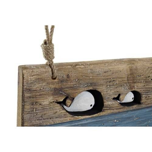 Zidna vješalica DKD Home Decor Premaz u shabby stilu Metal Drvo (85 x 4 x 33 cm) Cijena