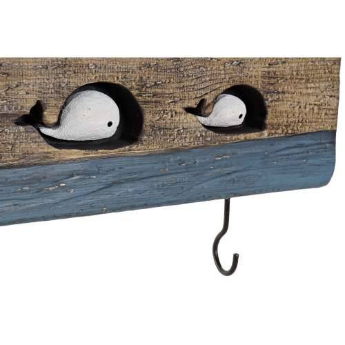 Zidna vješalica DKD Home Decor Premaz u shabby stilu Metal Drvo (85 x 4 x 33 cm) Cijena