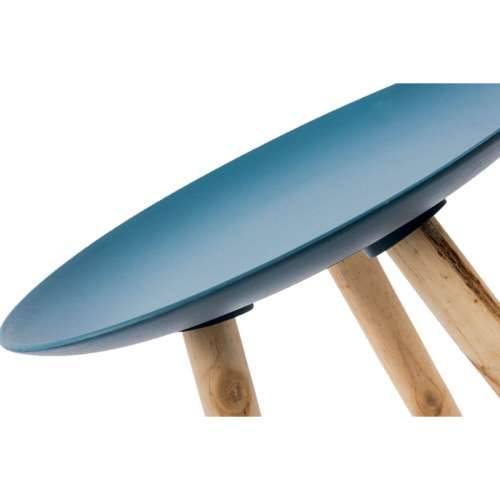 Pomoćni stolić DKD Home Decor 44 x 44 x 35 cm Plava Smeđa Nebesko plava Borovina Drvo MDF (2 kom.) Cijena