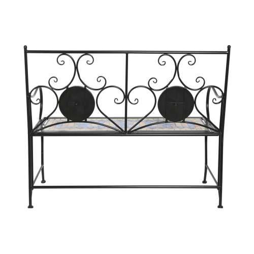Klupa DKD Home Decor Crna Pisana Mozaik 111 x 54 x 88 cm Cijena