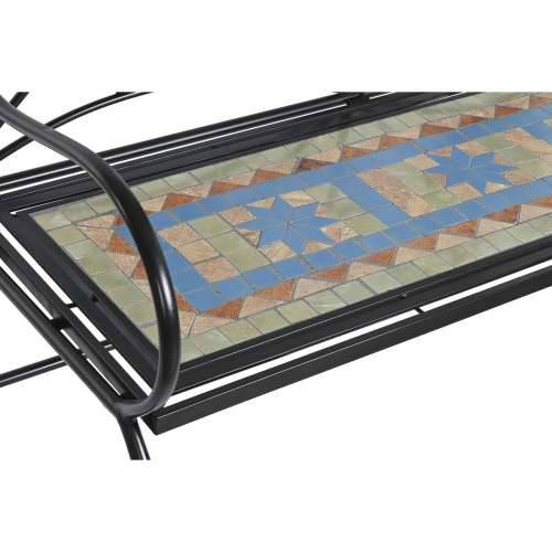 Klupa DKD Home Decor Crna Pisana Mozaik 111 x 54 x 88 cm Cijena