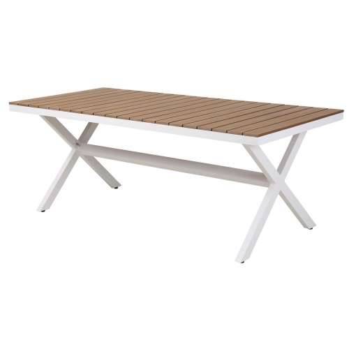Blagavaonski stol DKD Home Decor Vanjski dio Smola Aluminij 200 x 90 x 75 cm Cijena