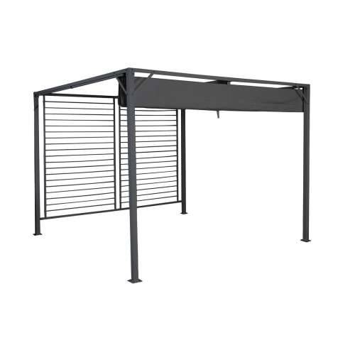 Pergola DKD Home Decor Siva 300 x 300 x 230 cm Čelik Cijena