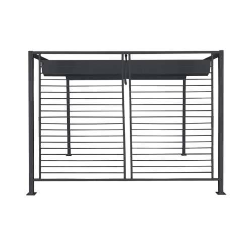 Pergola DKD Home Decor Siva 300 x 300 x 230 cm Čelik Cijena