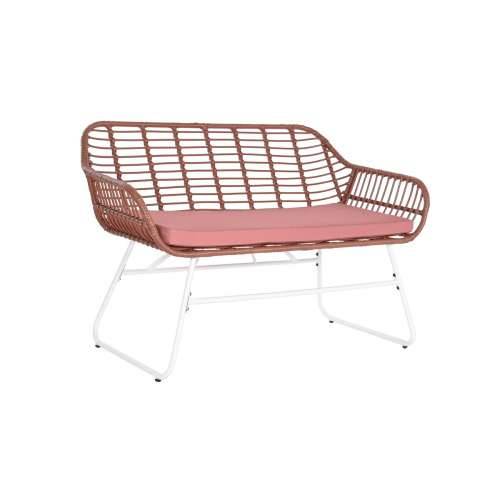 Vrtni namještaj DKD Home Decor Bijela Terakota 124 x 74 x 84 cm (4 Dijelovi) Cijena
