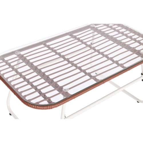 Vrtni namještaj DKD Home Decor Bijela Terakota 124 x 74 x 84 cm (4 Dijelovi) Cijena
